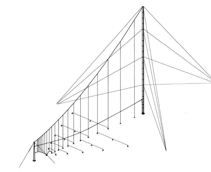 Vertical Log-Periodic Antenna 230HF-X, 230H-X