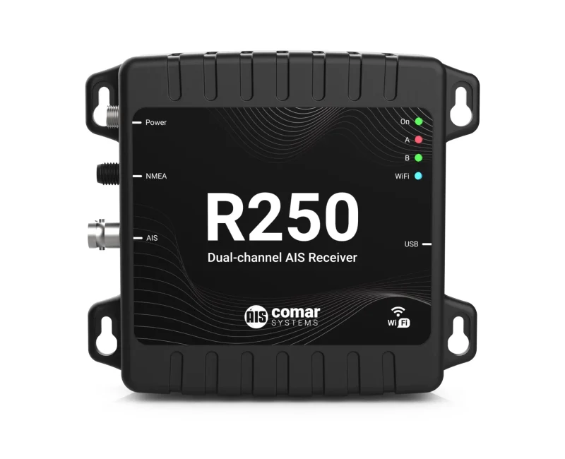 R250 Dual-channel AIS Receiver with USB, NMEA & Wi-Fi