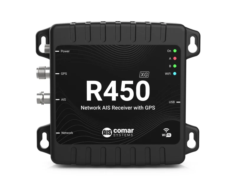 R450-XG Network AIS Receiver with Ethernet, WiFi & GPS