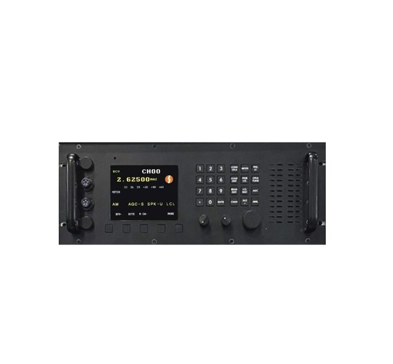 RT-8500WB HF Transceiver, Wideband, Next Generation Software-Defined, Wideband, LF/MF/HF Transceiver The Sunair RT-8500WB is a time proven solution in communications applications requiring rugged, reliable, and flexible equipment. This next generation transceiver operates continuously (100% duty cycle) in AME, NB-FM, USB, LSB, ISB, CW, Data, or MELPebased Digital Voice modes. The RT-8500WB is the ideal exciter for the LPA-8200 1-kW amplifier with its 100 mW output, which automatically increases to 125 W for continued service if the LPA- 8200 goes into Bypass mode. The RT-8500WB uses software-defined digital signal processing (DSP) technology, which supports the latest developments in highspeed waveform processing, including 48-kHz wideband operation capability for faster, more secure data communications links. This technology enhances the functionality of the CPU as well as the Synthesizer, Digital Audio, and Digital IF stages. The RT-8500WB can accommodate Type 1 encryption such as ANDVT, KY-99, KG-84(), and KG-40 as well as commercial privacy devices or optional internal MELPe digital voice F/W with DES 56, AES 128 & AES 256 encryption functions. The audio interface supports analog or VoIP connections, while the CPU allows for remote control and programming via Ethernet or serial port. With a factory-installed module and the optional licenses, the Sunair RT-8500WB complies with MIL-STD-188-203-1A and STANAG 5511/5522 (TADIL-A/Link 11 and NILE/Link 22) for data link operation. This transceiver is also compatible with MILSTD-188-110 A/B/C and STANAG HF modem waveforms. The RT-8500WB transceiver offers Automatic Link Establishment (ALE) as an internal option in accordance with MIL-STD-188-141 A/B/C, FS1045A, and S4538. The RT-8500WB’s design also allows it to accommodate single or split-site operation as transmitter-only or receiver-only. A large, color touchscreen with wide viewing angle shows the unit’s operating status in English. The radios’ advanced built-intest (BITE) capability provides feedback to the lowest replaceable module (LRM) level by means of test result messages in English on the display as well as LED indications. RT-8500WB The RT-8500WB can operate from both ac and dc voltage sources with automatic changeover if one of them fails. The radio’s internal power supply provides energy to the internal modules as well as to external accessories. The RT-8500WB’s intuitive modular design allows for ease of maintenance, expansion, and upgrade throughout the equipment life cycle at minimal expense. Its construction minimizes undesirable RFI and EMC effects by using multiple layers of shielding as well as filtering and protection on the individual control lines. Thousands of these radios are in daily service as integral components of critical strategic communications solutions worldwide. • Analog or VoIP audio interface • VoIP ATM ED-137B • Software-Defined SSB and ISB configurations • 48-kHz wideband operation • DSP-based syllabic squelch and tone squelch • Remote control via RS-232/422/485 and Ethernet • Comprehensive BITE to LRM • Internal 115/230 Vac power supply • Data Link - MIL-STD-188-203-1A TADIL A and Link 11/22 (factory installed option) • HF Data - MIL-STD-188-110 A/B/C and STANAG • ALE - 2G MIL-STD-188-141 A/B/C and 3G STANAG 4538 • Secure Digital Voice (MELPe S4591) • 100 mW output for the 1-kW LPA-8200 • 125-W operation in Bypass mode • 150-W and 1-kW antenna couplers