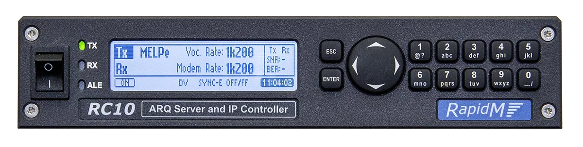 RC10 Wideband ARQ & IP Controller – 120 kbps