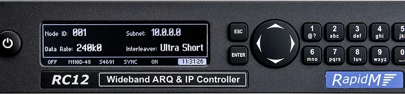 RC12 Wideband ARQ & IP Controller – 240 kbps