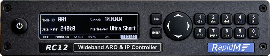 RC12 Wideband ARQ & IP Controller – 240 kbps