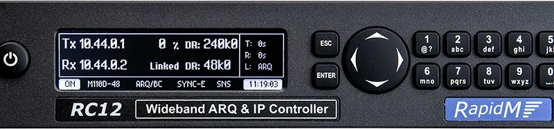 RC12 Wideband ARQ & IP Controller – 240 kbps